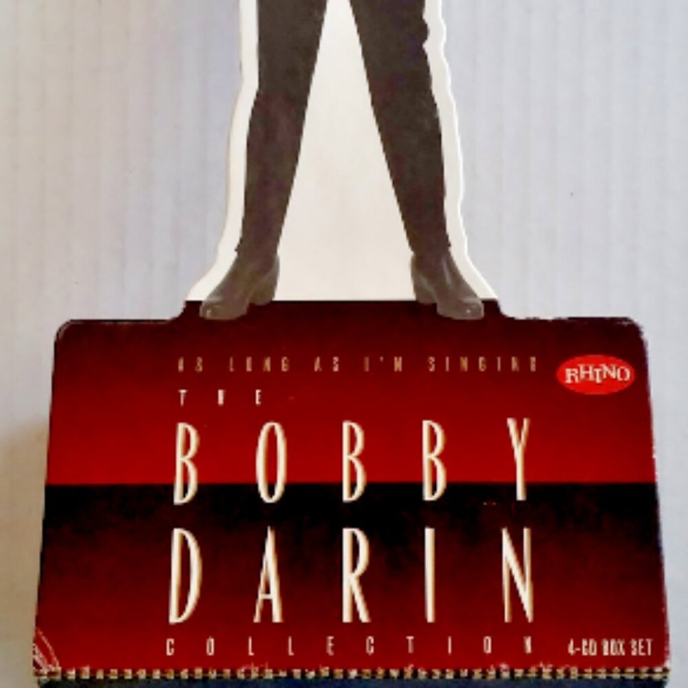 BOBBY DARIN PROMO Record Store Counter Stand 12" Rare Rhino Label Collection Box